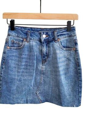 Denim Mini Skirt